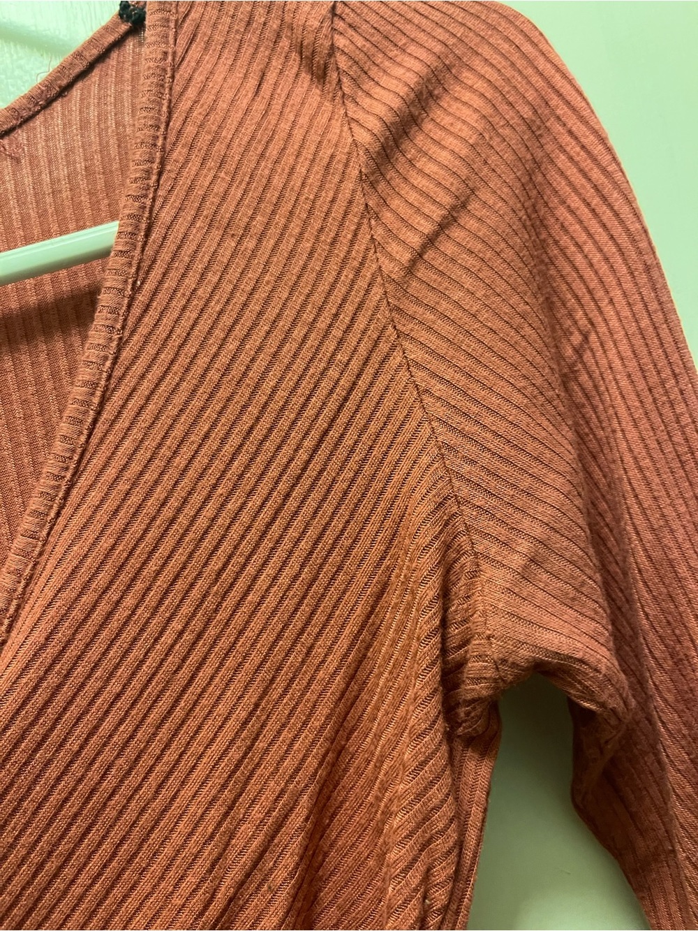 Forever 21 Rust Red Ribbed Top - Picture 3 of 4